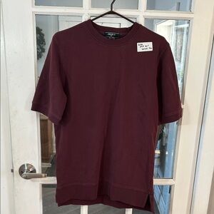 Q28.    Men’s Burgundy T-Shirt